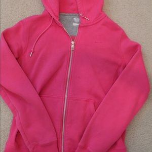 Women’s pink nike zip up